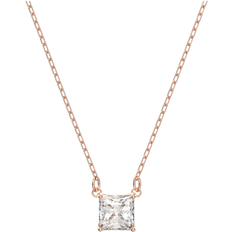 Swarovski Attract Necklace - Rose Gold/Transparent