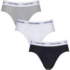 Calvin Klein Briefs Men's Underwear Calvin Klein Cotton Stretch Hip Brief 3-pack - Grey/Black/White