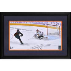 Fanatics Leon Draisaitl Edmonton Oilers Framed Autographed Goal vs. Chicago Blackhawks Photograph - Limited Edition of 29