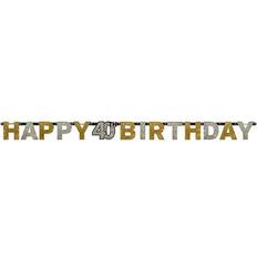 Amscan Sparkling Celebration Prismatic 40th Birthday Banner (1)