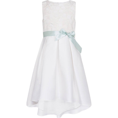 Monsoon Kid's Anika High Low Bridesmaid Dress - Ivory