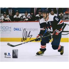 Fanatics Washington Capitals Alexander Ovechkin Autographed Navy Jersey Skating Photograph