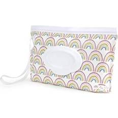 Itzy Ritzy Take & Travel Pouch Reusable Wipes Case Rainbow