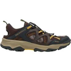 Laced - Women Sandals Merrell Speed ​​Strike Leather Sieve - Olive