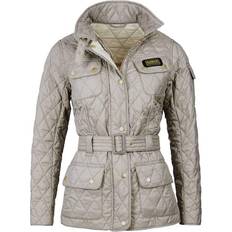 Leather Jackets - Women Outerwear Barbour Women's International Quilt Jacket - Taupe Pearl