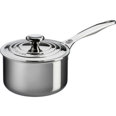 Le Creuset Stainless Steel Sauce Pans Le Creuset Signature Stainless Steel with lid 2.8 L 18 cm