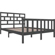 vidaXL Bed Frame Solid Pine 69.5cm 140x200cm