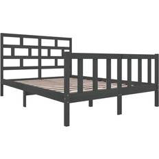 vidaXL Bed Frame Solid Pine 69.5cm 160x200cm