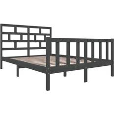 vidaXL Bed Frame Solid Pine 69.5cm 160x200cm