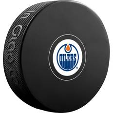 Fanatics Edmonton Oilers Unsigned InGlasCo Autograph Model Hockey Puck