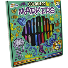 Grafix Coloured Markers 20-pack