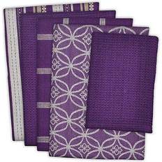 Design Imports Assorted Kitchen Towel Black, Purple, Red, Brown, Green, Yellow (71.1x45.7cm)