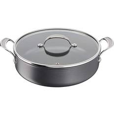Cast Iron Hob Shallow Casseroles Tefal Jamie Oliver Cook's Classic with lid 30 cm