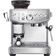 Stainless Steel Espresso Machines Sage Barista Express Impress Brushed Stainless Steel