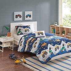 Mi Zone Kids Gavin Monster Truck Reversible Coverlet Set