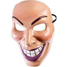 Purple Head Masks Forum Novelties Male Evil Grin Mask