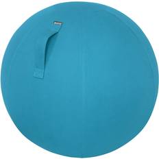 Blue Stools Leitz Ergo Cosy Active Sitting Ball 5279 Carry Handle Washable 65 cm Up to 100 kg Blue Pouffe