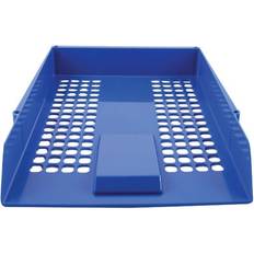 Blue Letter Trays Q-CONNECT Letter Tray Blue