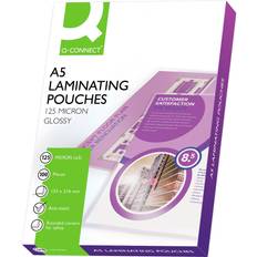 Lamination Films Q-CONNECT A5 Laminating Pouch 250 Micron (Pack of 100) KF04108