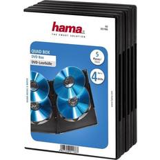 Hama Quad Box DVD Jewel Case 5 Pack