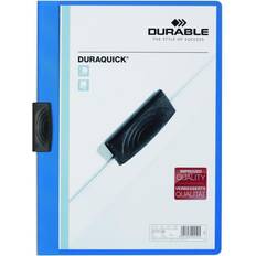 Blue Binders & Folders Durable 227006 Duraquick Clip Folder A4 Blue (Pack 20) 227006