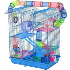 Pawhut 5 Tiers Hamster Cage Animal Travel Carrier