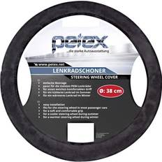 Petex Design 1108 Steering wheel cover Black 36 38 cm