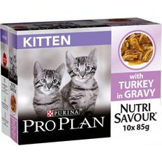 Cats - Wet Food Pets PURINA PRO PLAN Nutrisavour Kitten Wet Cat Food Turkey 10x85g