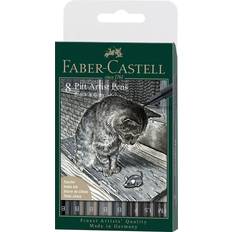 Faber-Castell PITT Artist 8-pak Grey & Black