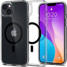 Spigen Ultra Hybrid MagFit (iPhone 14 Plus) Gennemsigtig/sort