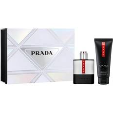 Prada Men Gift Boxes Prada Luna Rossa Carbon Gift Set EdT 50ml +Shower Gel 100ml