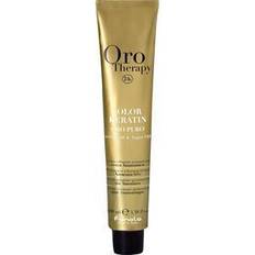 Moisturizing Permanent Hair Dyes Fanola Oro Therapy Color Keratin Puro #6.0 Dark Blonde 100ml