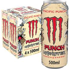 Monster Energy Drinks Monster Energy Gluten Free Energy Pacific Punch, 4x500ml