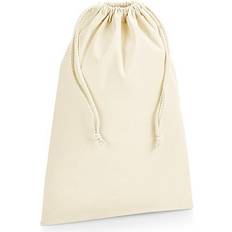 Westford Mill Organic Premium Cotton Stuff Bag (M) (Natural)