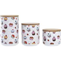 Dkd Home Decor Nature Kitchen Container 3pcs