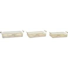 Dkd Home Decor - Serving Tray 3pcs