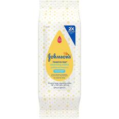 Johnson's Wipes & Washcloths Johnson's Head-to-Toe Gentle Baby Cleansing Cloths 15 pcs