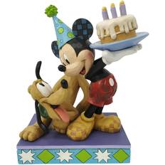 Disney Figurines Disney Traditions Pluto and Mickey Birthday Figurine 18cm