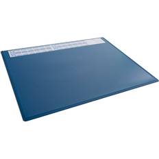 Blue Desk Mats Durable 5 x skriveunderlag m/dækplade 50x65 cm blå