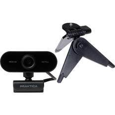 Praktica PCC1 ATTP6 Webcam Full HD Auto Focus USB-A Built in Microphone with