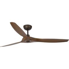 ceiling fan, dark wood