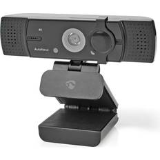 Nedis Webkamera Full HD@60fps 4K@30fps Autofokus Indbygget mikrofon Sort