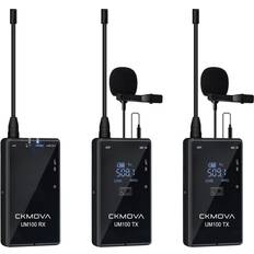 Ckmova UM100 Kit2 UHF Wireless Microphone with 2x Transmitter 1x Receiver