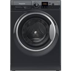 Black hotpoint washing machine Hotpoint NSWM 864C BS UK N