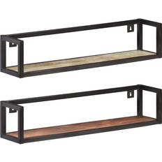 vidaXL - Wall Shelf 80cm 2pcs