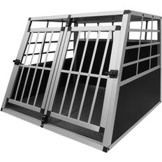 MonsterShop Car Pet Crate Large Double Doors 97x69cm