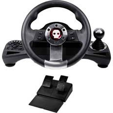 PC Wheels & Racing Controls on sale Konix Pro Steering Wheel - Black