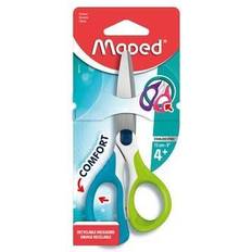 Blue Scissors Maped Sensoft 13 cm saks blå grøn