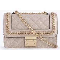 Carvela Bailey Quilted Chain Shoulder Bag - Gold