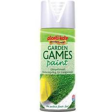 Borup Plasti-kote Garden Games i farven hvid. Spraydåse med 400 ml